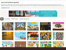 Tablet Screenshot of jeuxdebonbon.com